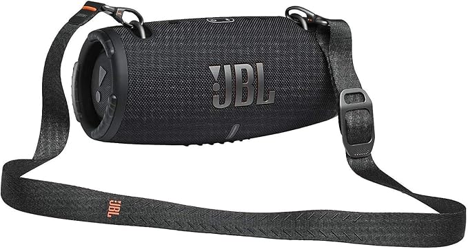 JBL Xtreme 3 - Altoparlante impermeabile portatile wireless con Bluetooth con cavo di ricarica, in nero